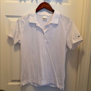 Nike Women's Classic White Button Down Shirt